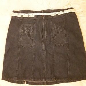 SPELL GYPSY EUC DENIM SKIRT XL